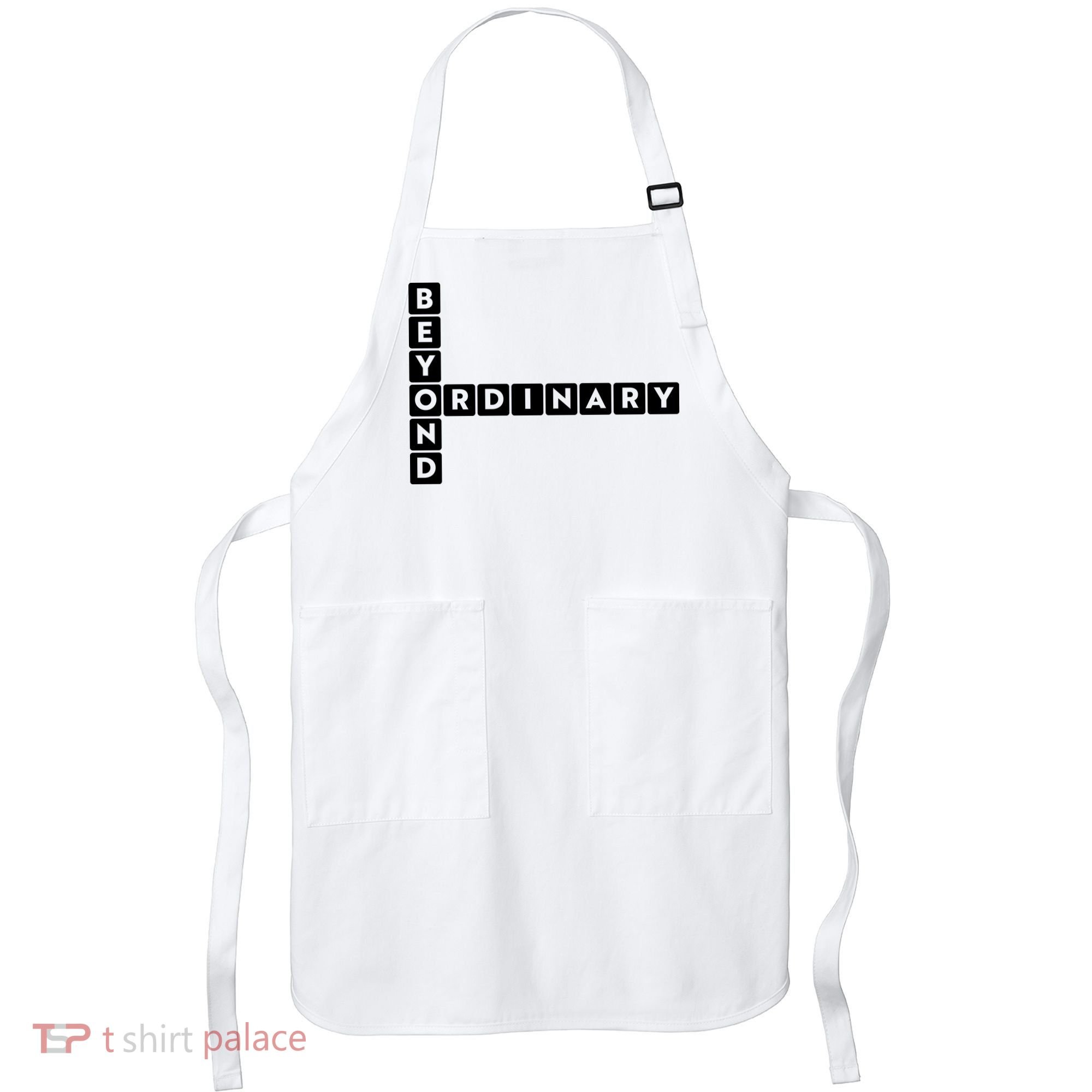 Beyond Ordinary Word Game Style Apron