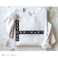 Beyond Ordinary Word Game Style Sweatshirt thumb 2