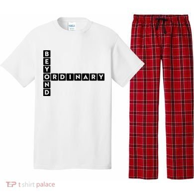 Beyond Ordinary Word Game Style Pajama Set
