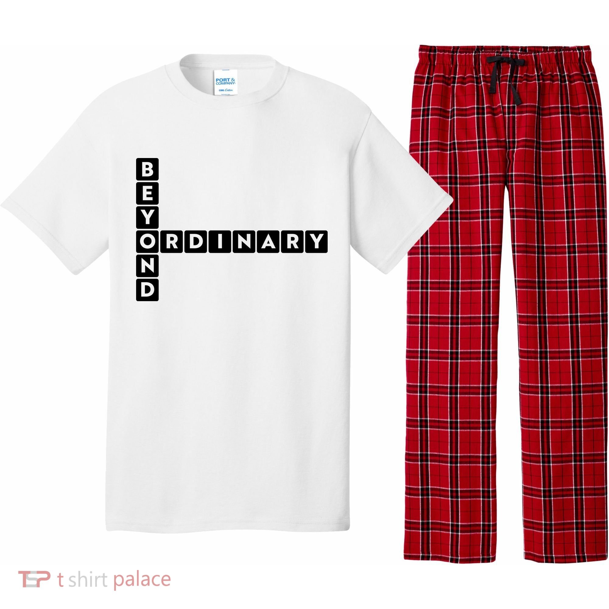 Beyond Ordinary Word Game Style Pajama Set