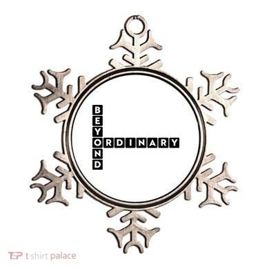 Beyond Ordinary Word Game Style Ornament