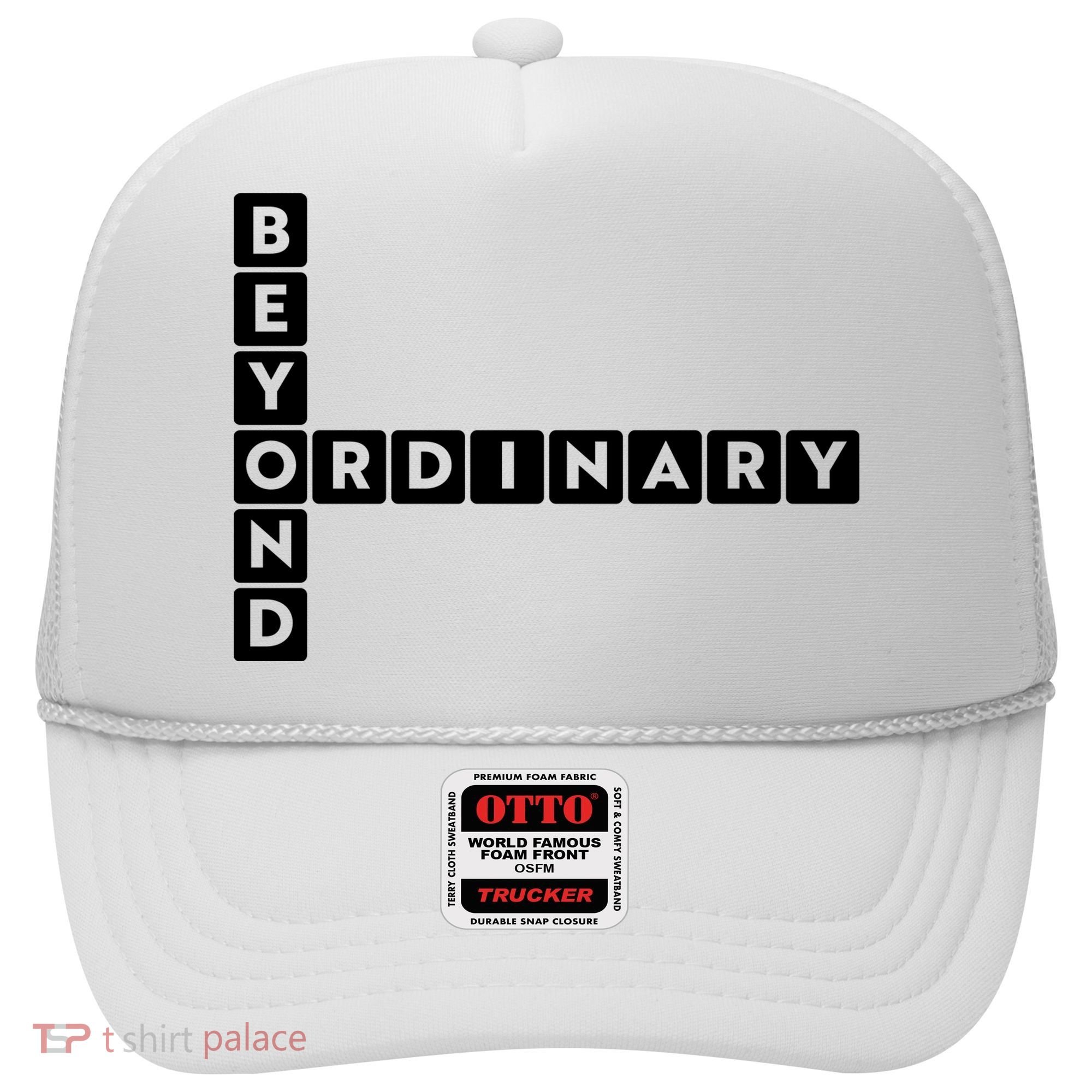 Beyond Ordinary Word Game Style Hat