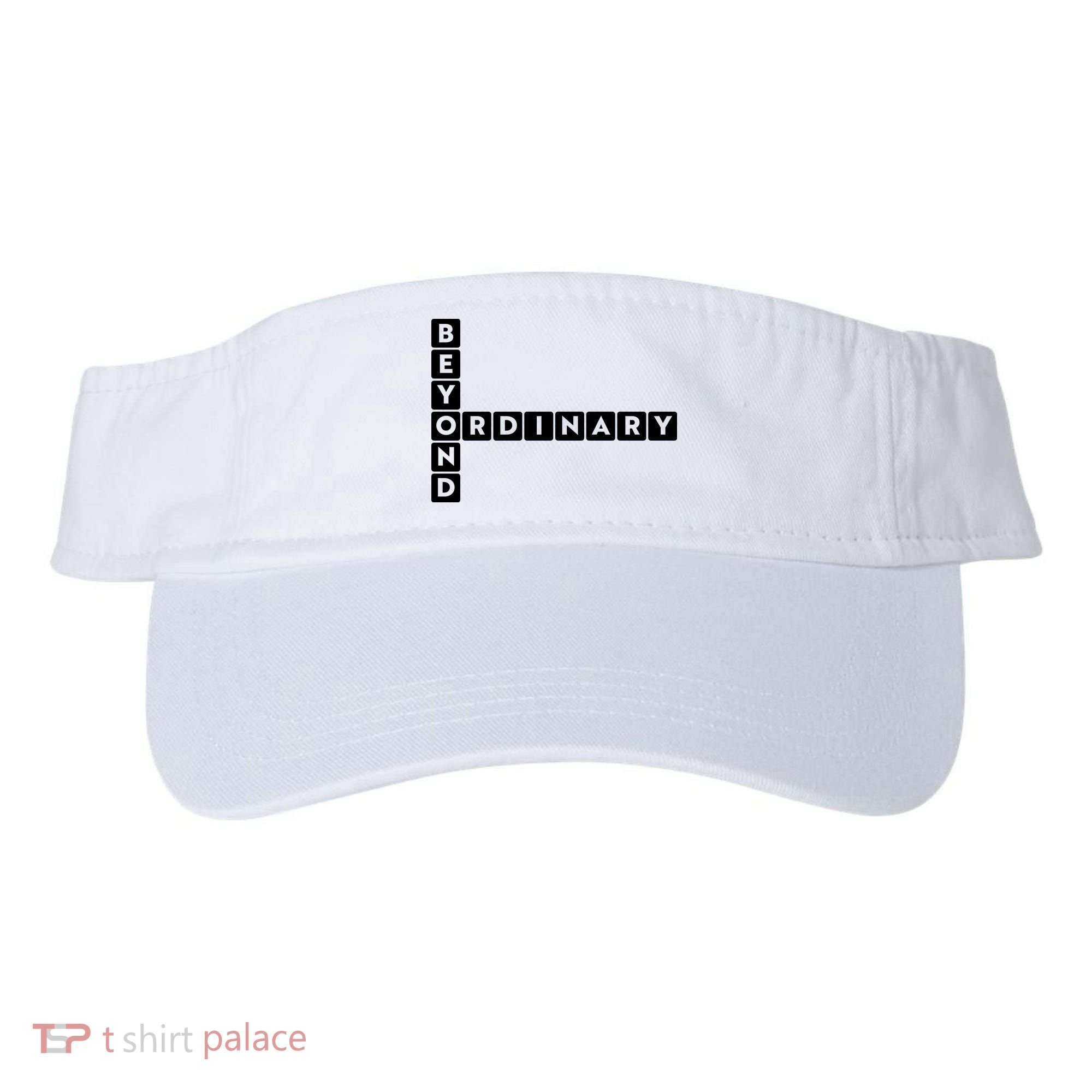 Beyond Ordinary Word Game Style Visor