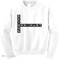 Beyond Ordinary Word Game Style Kids Sweatshirt thumb 0