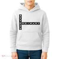 Beyond Ordinary Word Game Style Kids Hoodie thumb 4