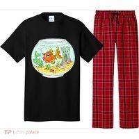 Bowl with Goldfish Cartoon Pajama Set thumb 0