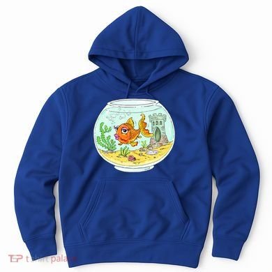 Bowl with Goldfish Cartoon Hoodie