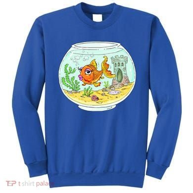 Bowl with Goldfish Cartoon Sweatshirt