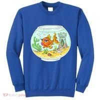 Bowl with Goldfish Cartoon Sweatshirt thumb 0