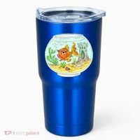 Bowl with Goldfish Cartoon Tumbler thumb 0