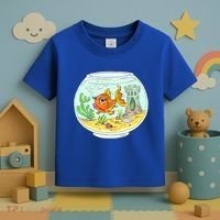 Bowl with Goldfish Cartoon Toddler T-Shirt thumb 3