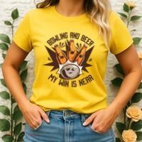 Bowling And Beer Women's T-Shirt thumb 2
