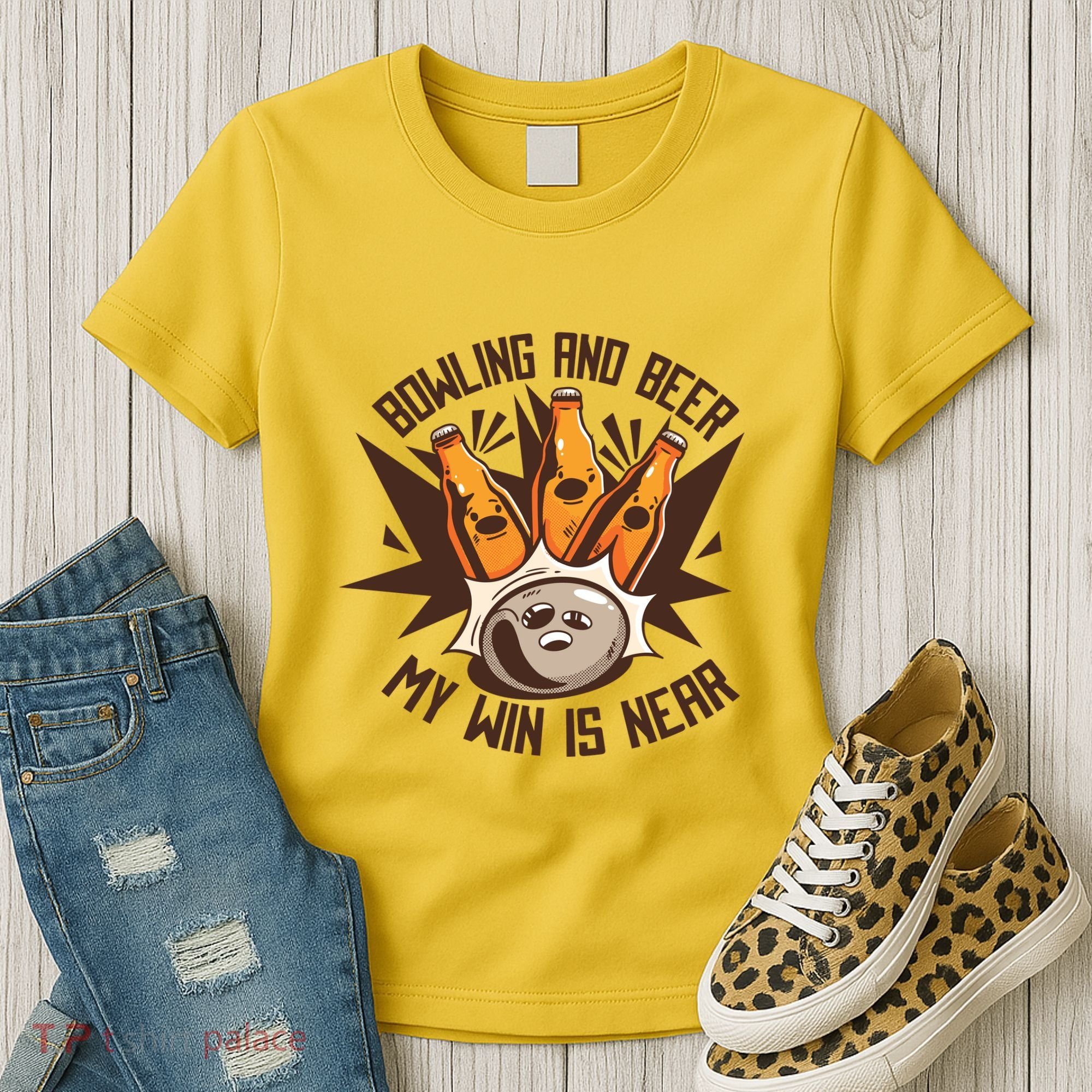 Bowling And Beer Women's T-Shirt