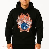 Bowling Ball And Pins Dabbing Hoodie thumb 2