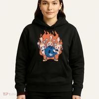 Bowling Ball And Pins Dabbing Hoodie thumb 5