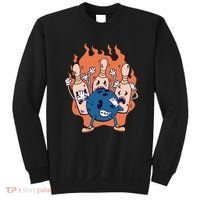 Bowling Ball And Pins Dabbing Sweatshirt thumb 0