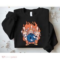 Bowling Ball And Pins Dabbing Sweatshirt thumb 2