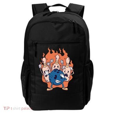 Bowling Ball And Pins Dabbing Backpack