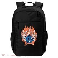 Bowling Ball And Pins Dabbing Backpack thumb 0