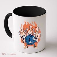 Bowling Ball And Pins Dabbing Coffee Mug thumb 0