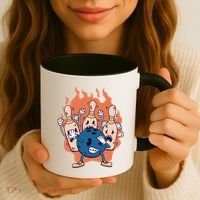 Bowling Ball And Pins Dabbing Coffee Mug thumb 3