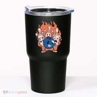 Bowling Ball And Pins Dabbing Tumbler thumb 0