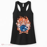Bowling Ball And Pins Dabbing Women's Tank Top thumb 0