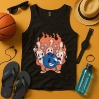 Bowling Ball And Pins Dabbing Tank Top thumb 4