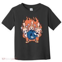 Bowling Ball And Pins Dabbing Toddler T-Shirt thumb 0