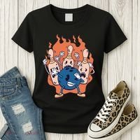 Bowling Ball And Pins Dabbing Women's T-Shirt thumb 3