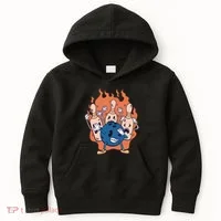 Bowling Ball And Pins Dabbing Kids Hoodie thumb 0