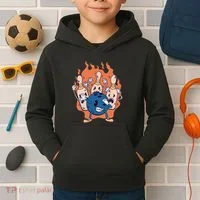 Bowling Ball And Pins Dabbing Kids Hoodie thumb 2