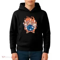 Bowling Ball And Pins Dabbing Kids Hoodie thumb 4
