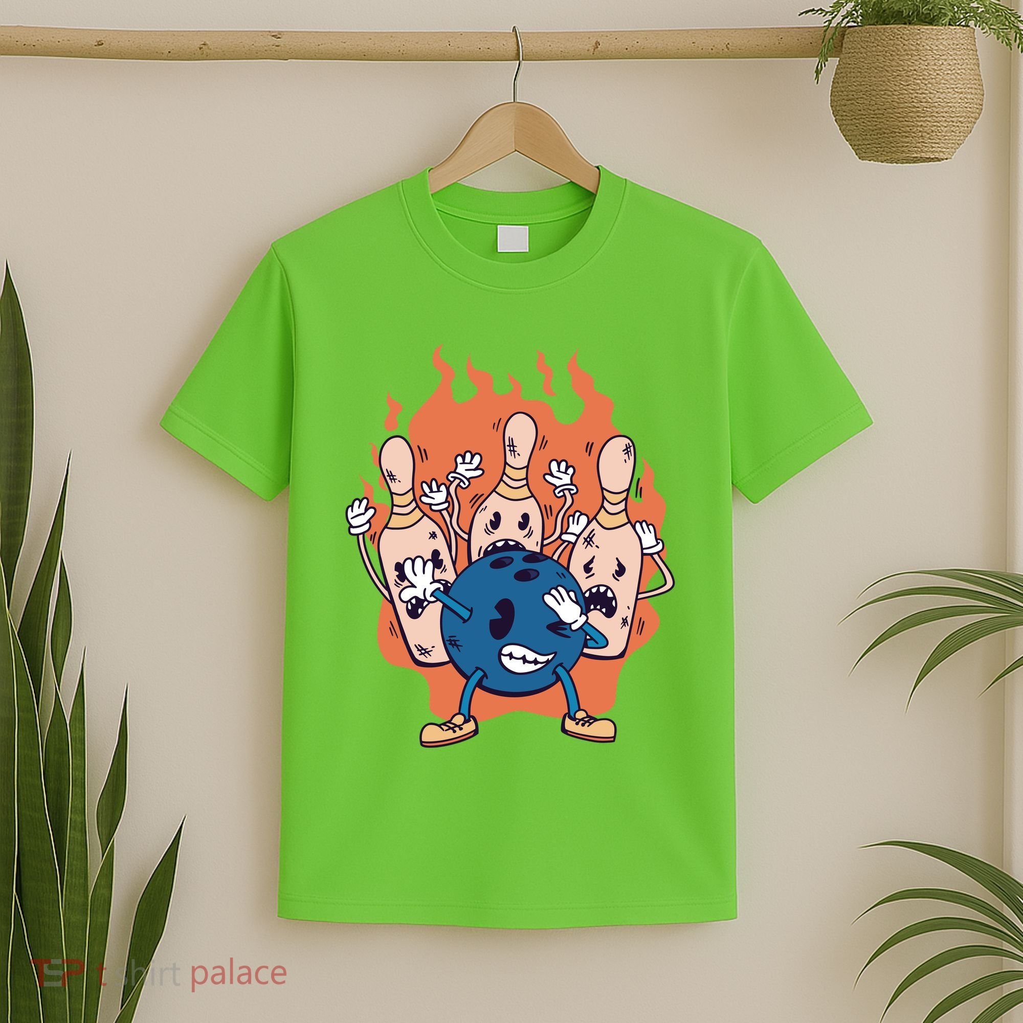 Bowling Ball And Pins Dabbing T-Shirt