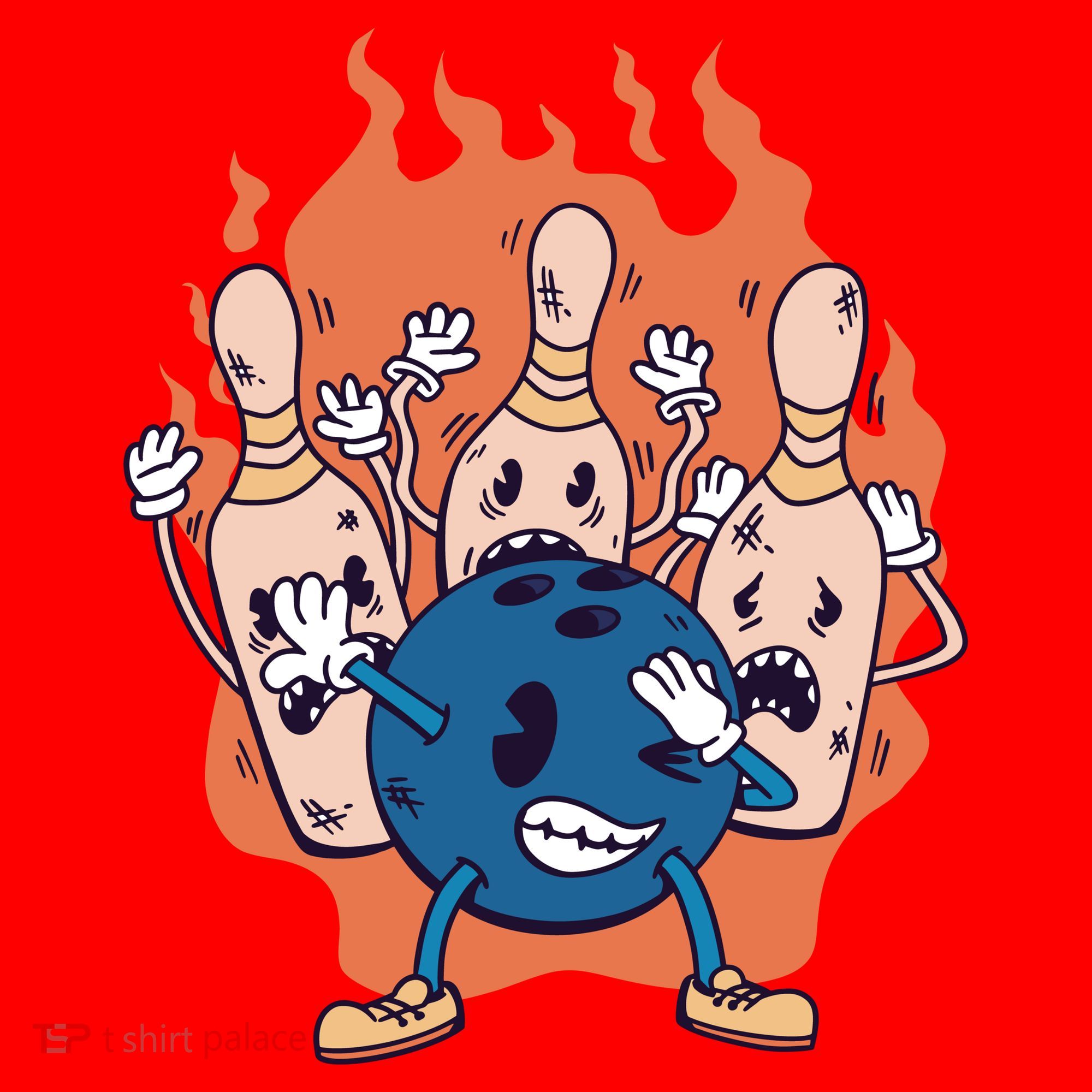 Bowling Ball And Pins Dabbing Santa Hat