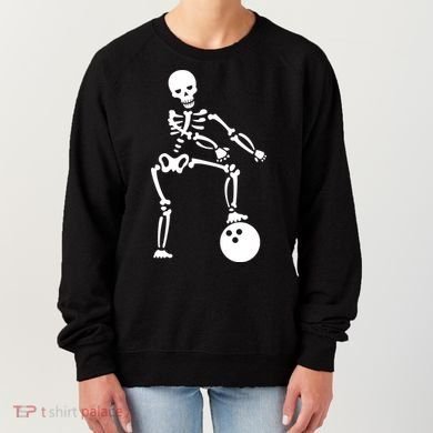 Bowling Ball Floss like A Boss Skeleton Women's Sweatshirt