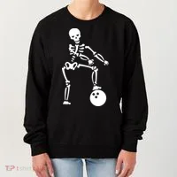 Bowling Ball Floss like A Boss Skeleton Women's Sweatshirt thumb 0