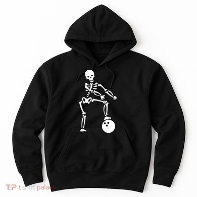 Bowling Ball Floss like A Boss Skeleton Hoodie
