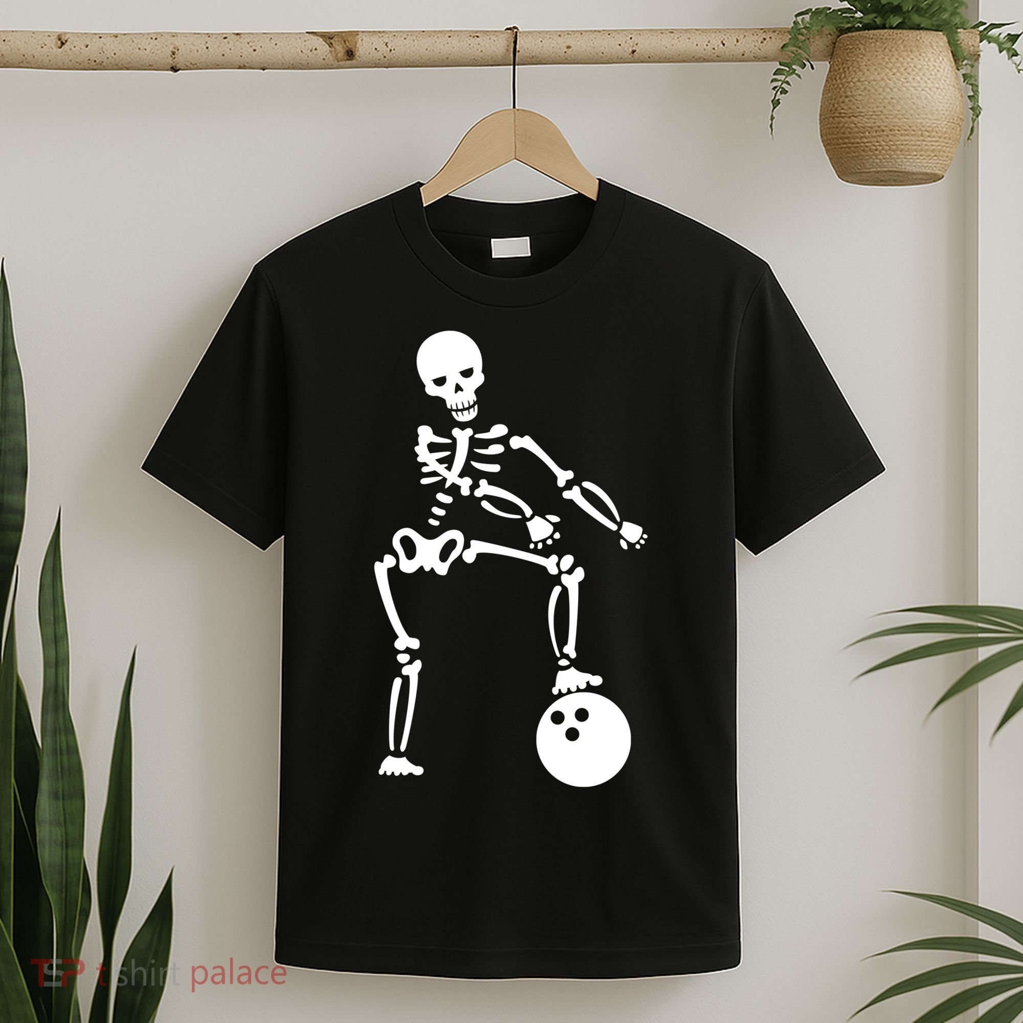 Bowling Ball Floss like A Boss Skeleton T-Shirt