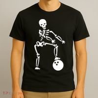 Bowling Ball Floss like A Boss Skeleton T-Shirt thumb 3
