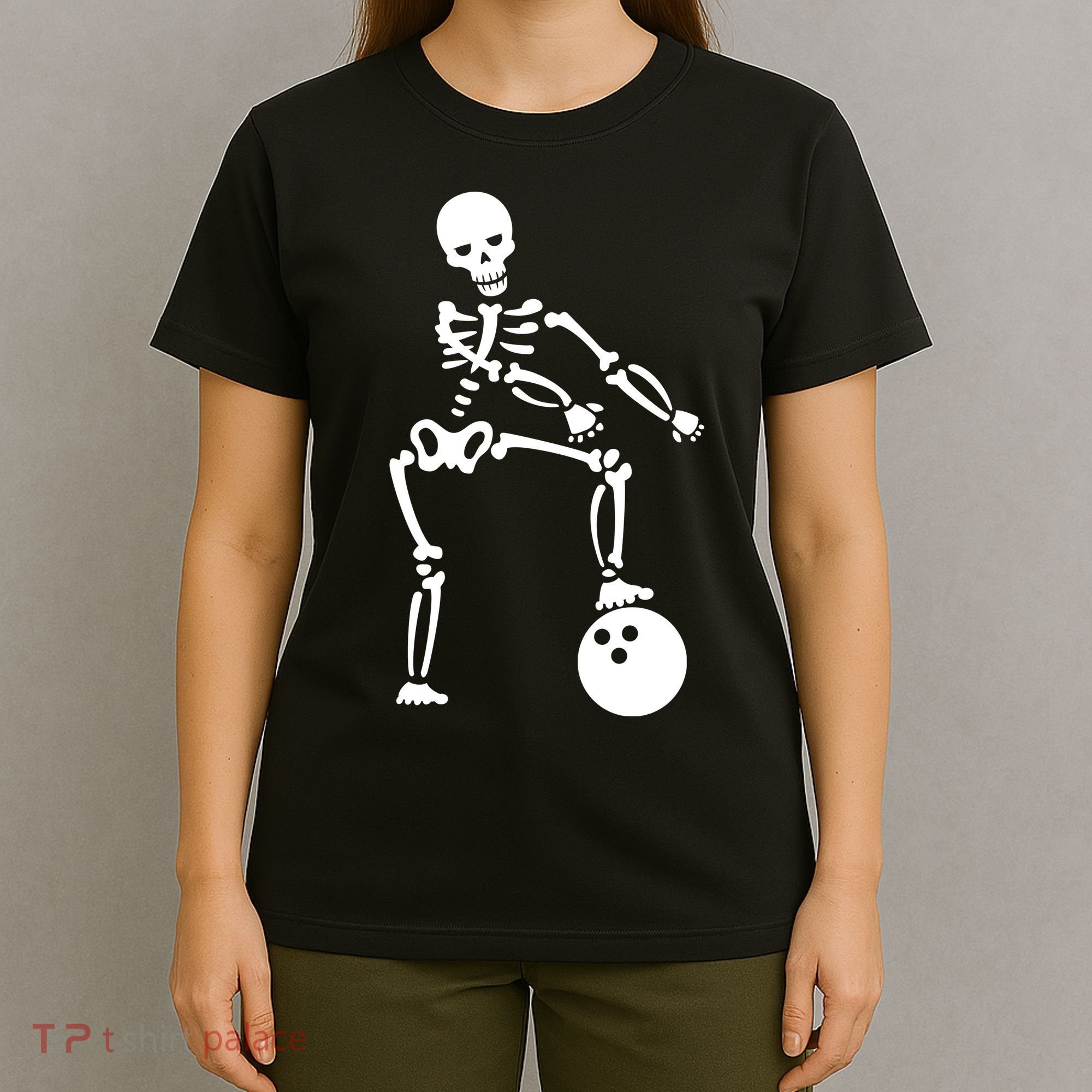 Bowling Ball Floss like A Boss Skeleton T-Shirt