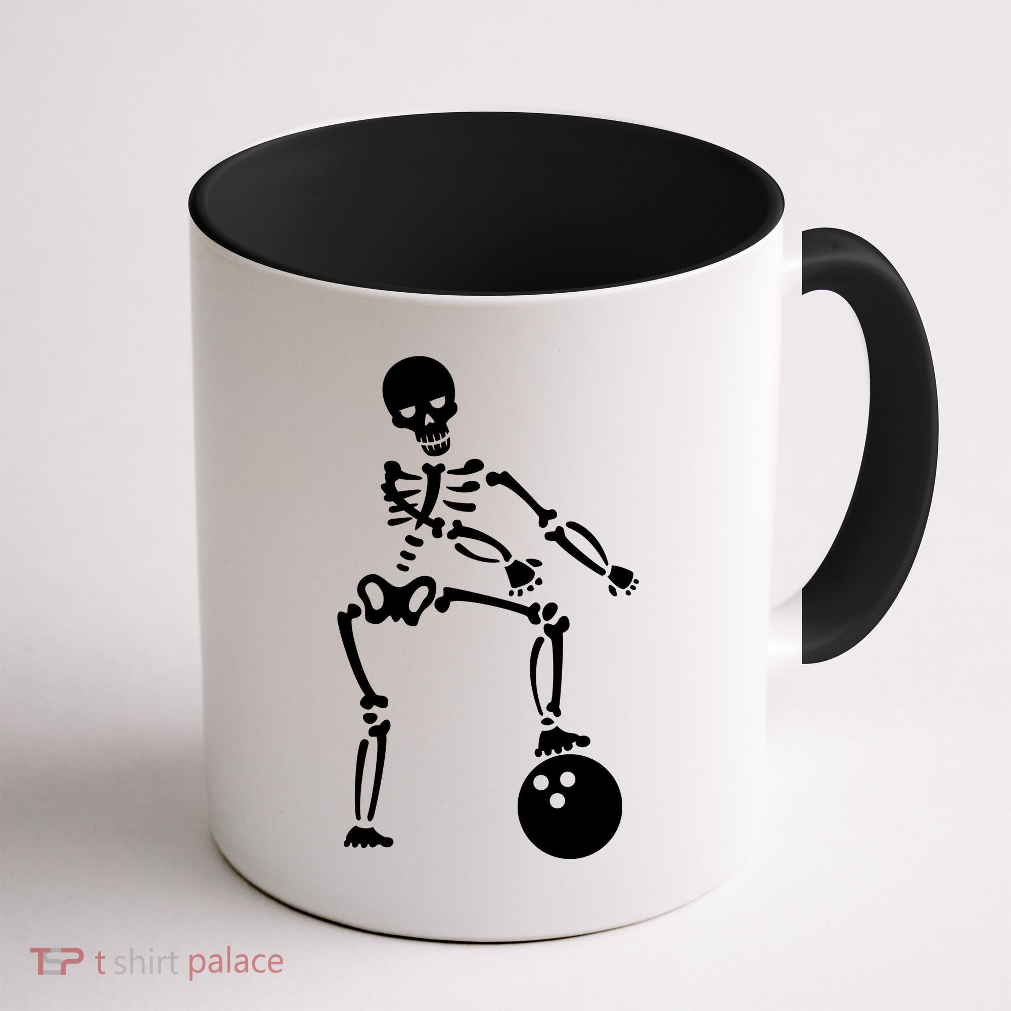 Bowling Ball Floss like A Boss Skeleton Coffee Mug