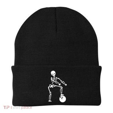 Bowling Ball Floss like A Boss Skeleton Beanie