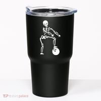 Bowling Ball Floss like A Boss Skeleton Tumbler thumb 0