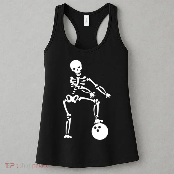 Bowling Ball Floss like A Boss Skeleton Women's Tank Top