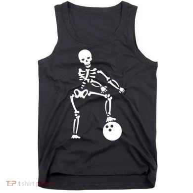 Bowling Ball Floss like A Boss Skeleton Tank Top