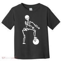 Bowling Ball Floss like A Boss Skeleton Toddler T-Shirt thumb 0