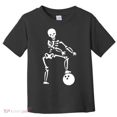 Bowling Ball Floss like A Boss Skeleton Toddler T-Shirt