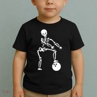 Bowling Ball Floss like A Boss Skeleton Toddler T-Shirt thumb 2