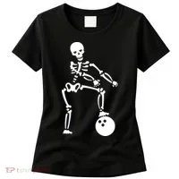 Bowling Ball Floss like A Boss Skeleton Women's T-Shirt thumb 0